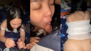 หลุดทางบ้าน สาวอวบตูดใหญ่ไฟหน้าบะเร่อ เย็ดกับหนุ่มแฟนใหม่ โก่งท่าหมาโดนควยกระแทกเย็ดท่าหมาซอยรัวเย็ดเงี่ยนๆ